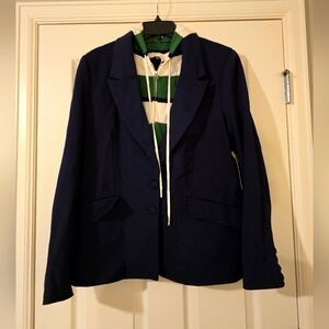 Anthropologie Dickey Blazer